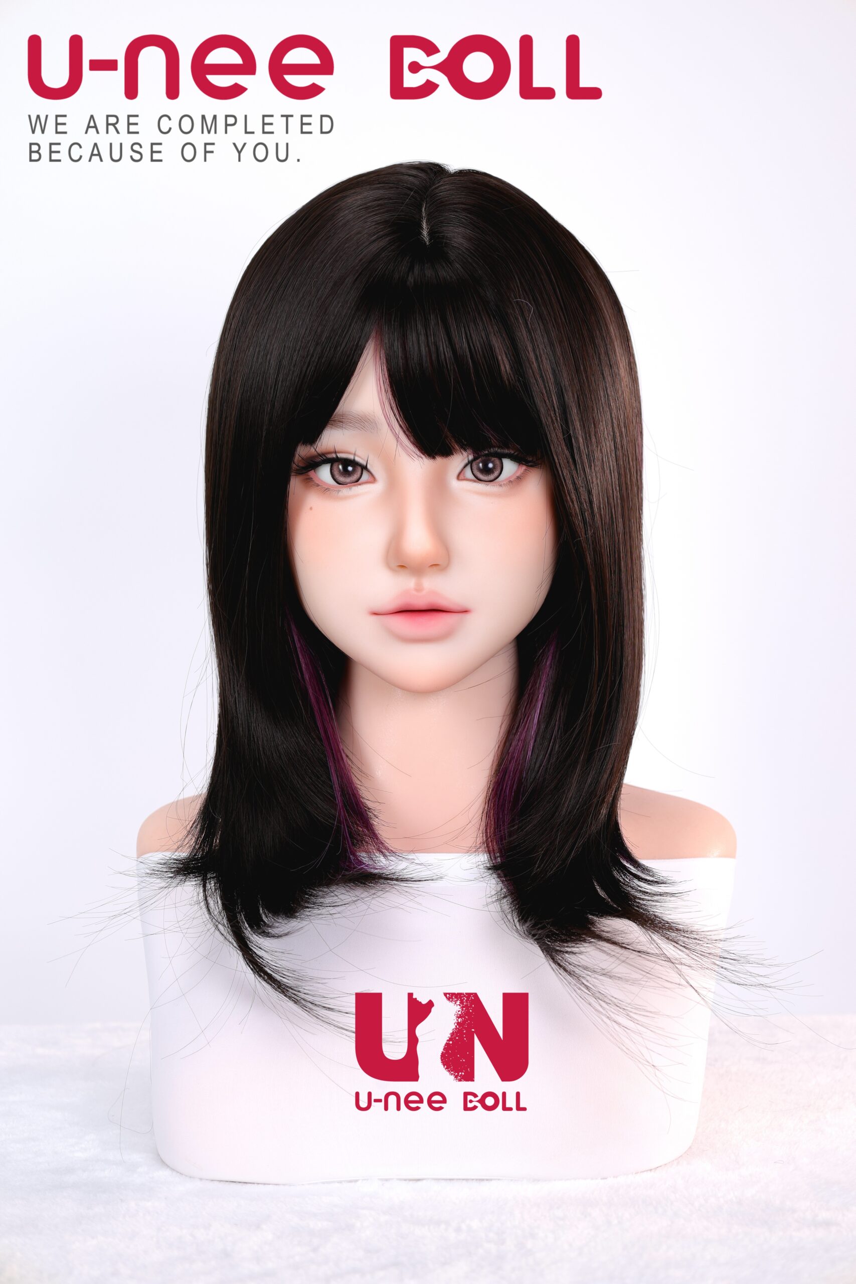 UNEEDOLL ウィッグ 11 ブラック・ミディアム